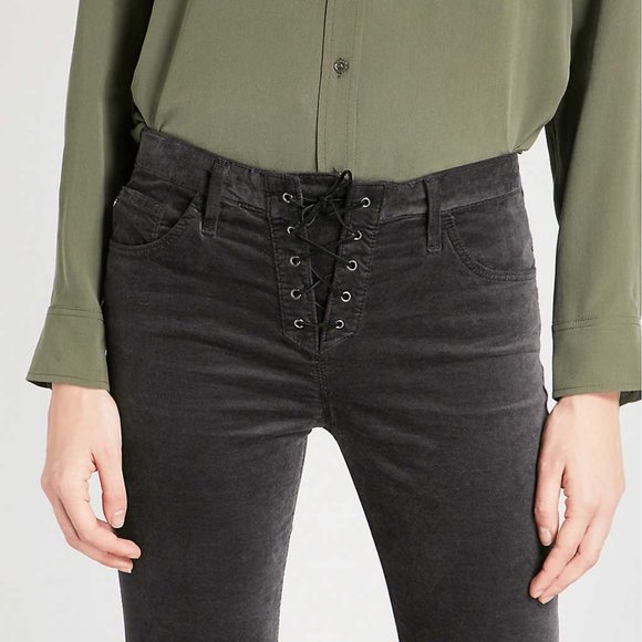 AG Jodi Crop Lace-Up Rich Mercury 26 - Picture 6 of 15